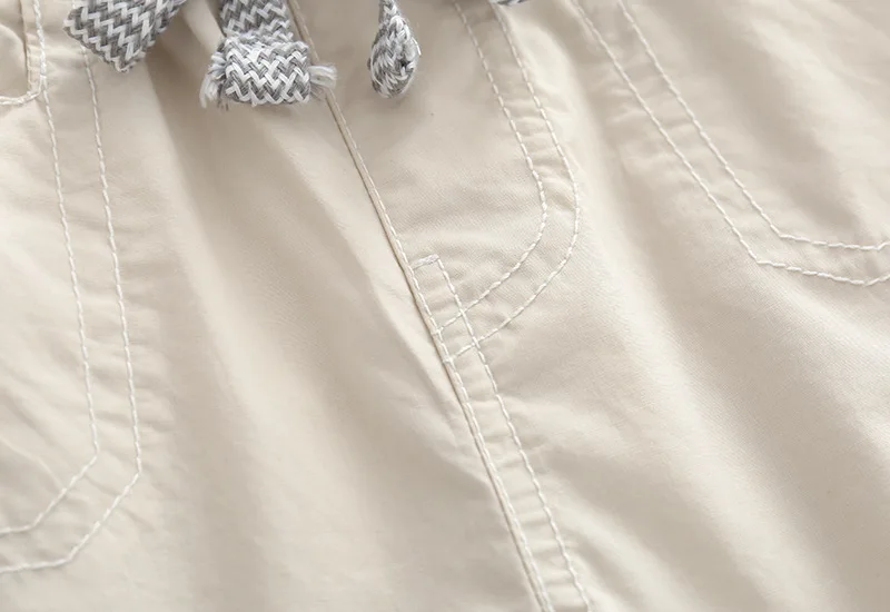 Новинка 2018 года летняя детская одежда хлопковые шорты в полоску с поясом для