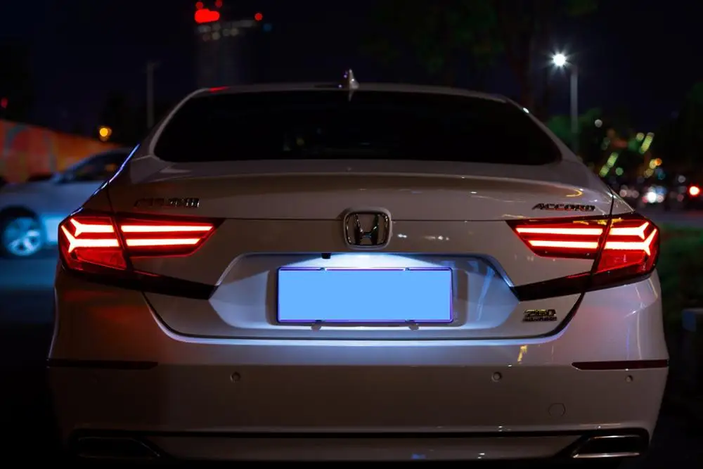 Автомобильный стиль для Honda Accord 10th светодиодный водного рулевого Реверсивный