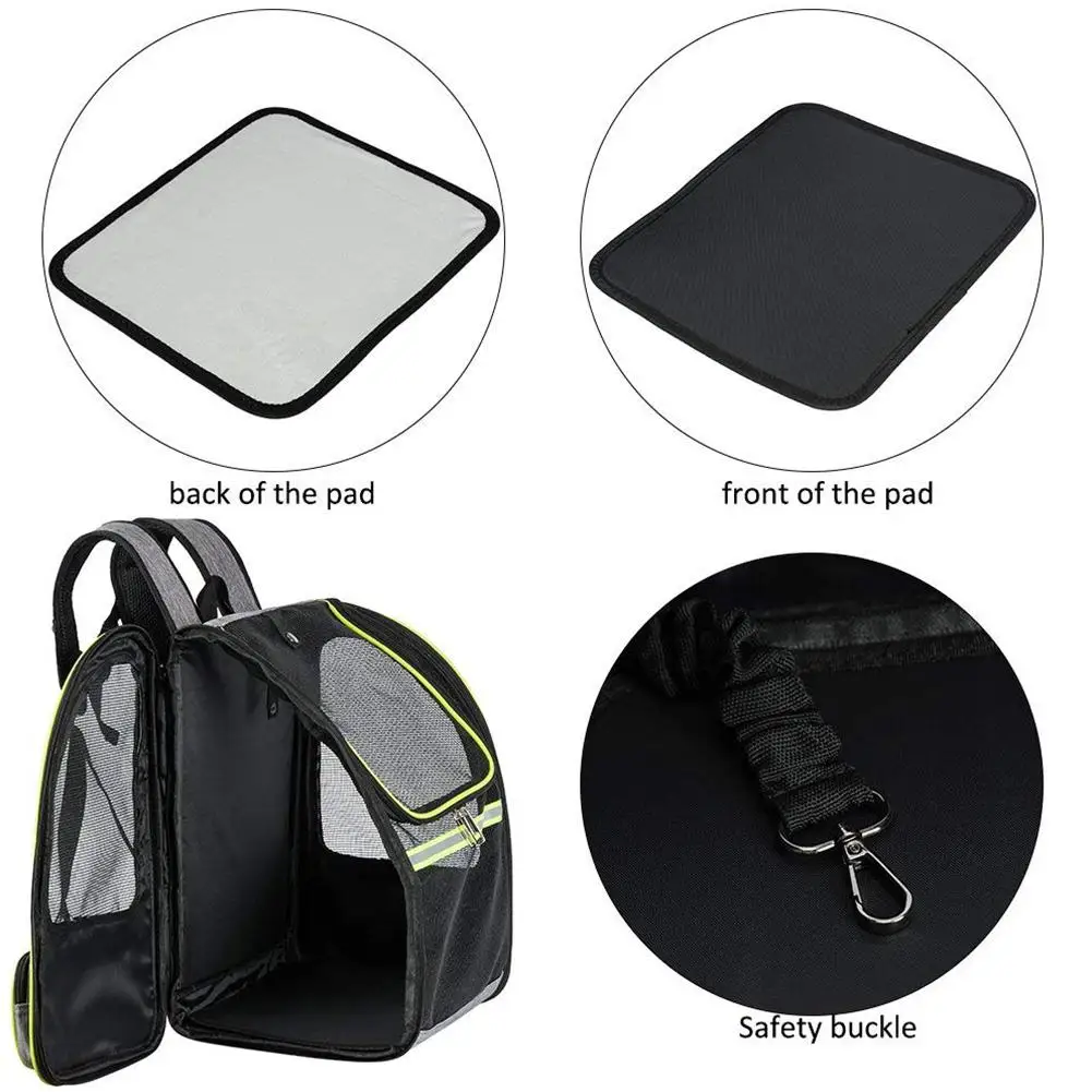 

Summer Travel Portable Pet Backpack Breathable Mesh Backpack For Dog Cat Outdoor Pet Carry Bags