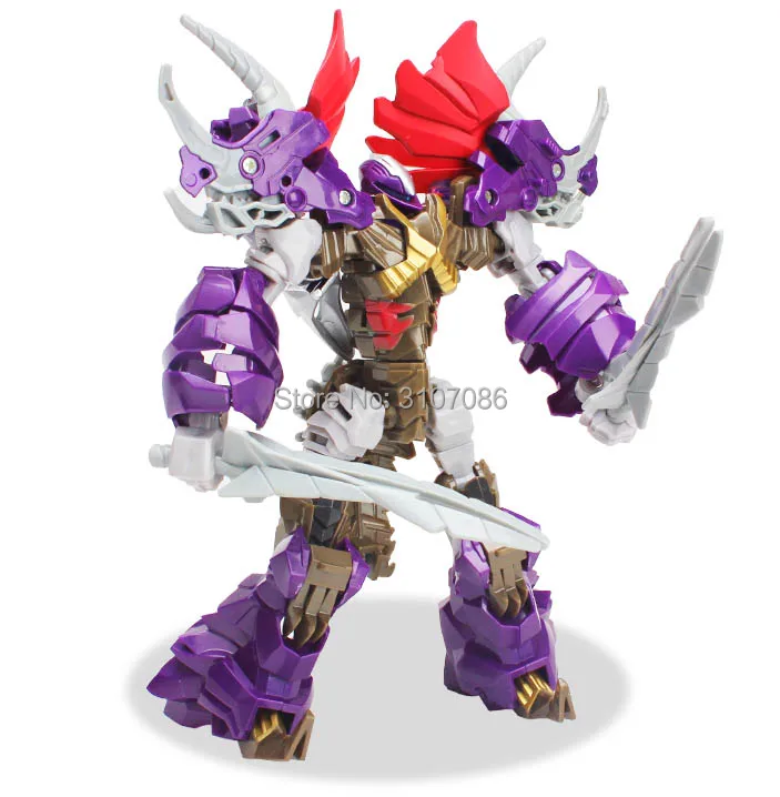 Трансформация фильм WeiJiang Triceratops Dinobot Slug темно-черный боевой урон динозавр сплав негабаритных действий игрушка робот