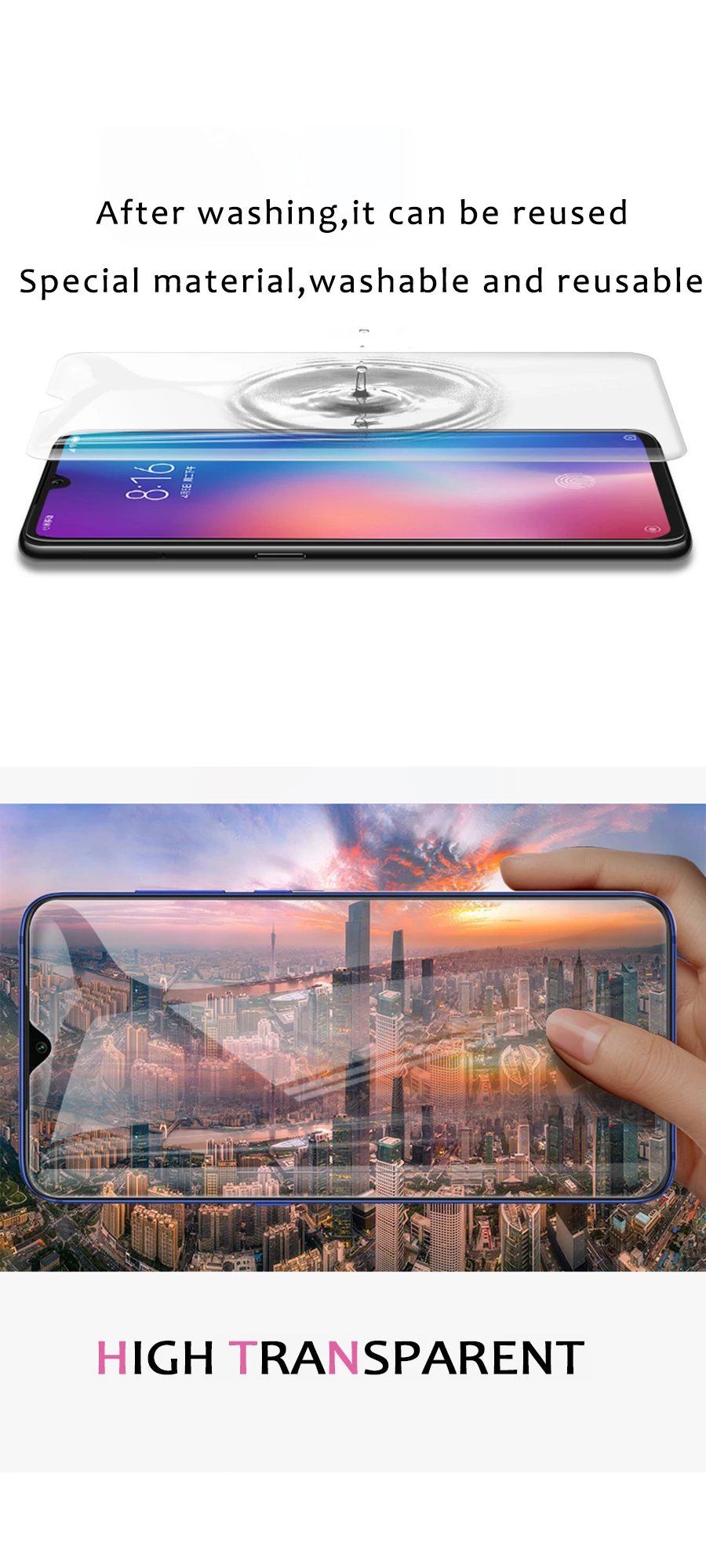 VALAM 3D изогнутая мягкая Гидрогелевая Защита экрана для xiaomi Mi9 Mi9 SE полное покрытие задняя пленка для xiaomi 9 Mi9 pro нано Гидрогелевая пленка