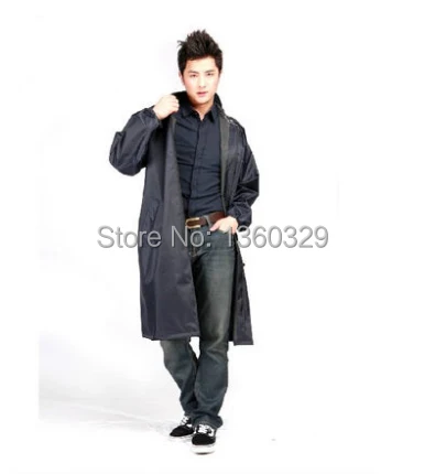 Уличный спортивный длинный Тренч для мужчин и женщин дождевик мужская темно