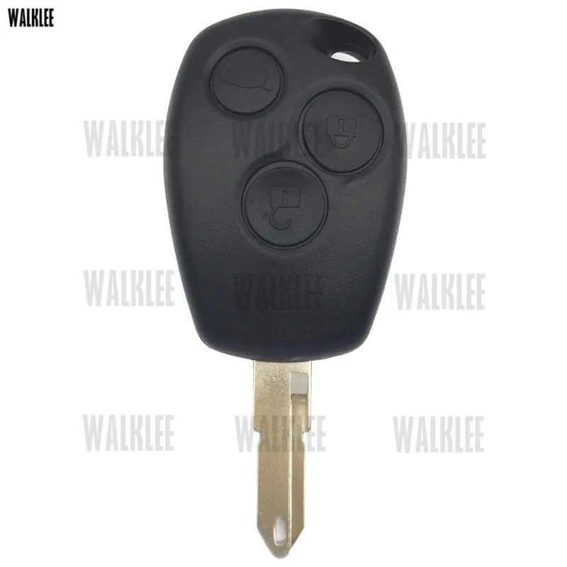 WALKLEE Remote Car Key for Renault Duster Logan Fluence Clio Vivaro Movano Master Traffic Kangoo Megane Laguna 433Mhz NE72 | Автомобили и