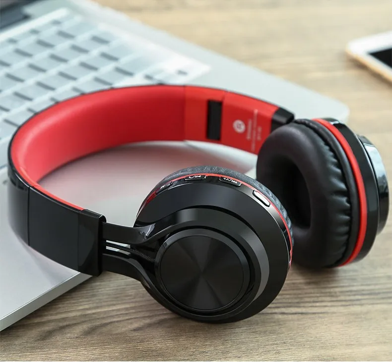 Наушники Sound Intone BT-08, Bluetooth, с микрофоном, поддержка TF карты, FM радио, беспроводные наушники, Бас-гарнитура для мобильного телефона, ПК, ТВ, MP3