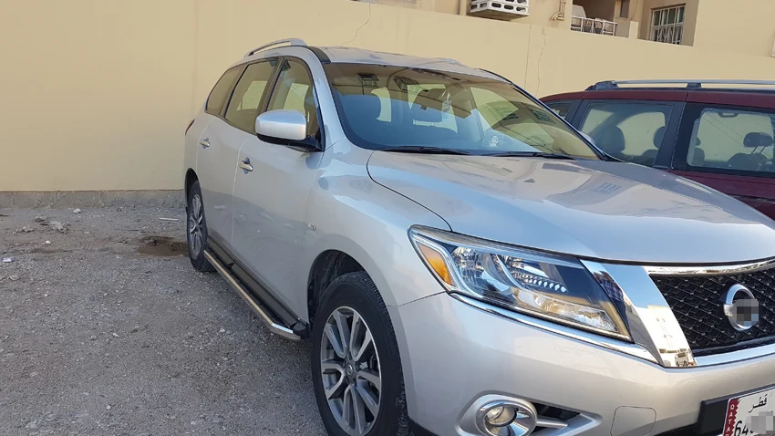 Подлинная подвижная подножка AKM nerf bar side step для Nissan Pathfinder 2013-2020 фото в Китае