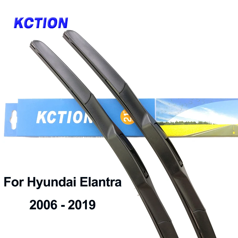 Гибридная щетка стеклоочистителя для hyundai Elantra, натуральный каучук, стеклоочиститель, запасные части, автомобильные аксессуары, 2006, 2007, 2008, 2010