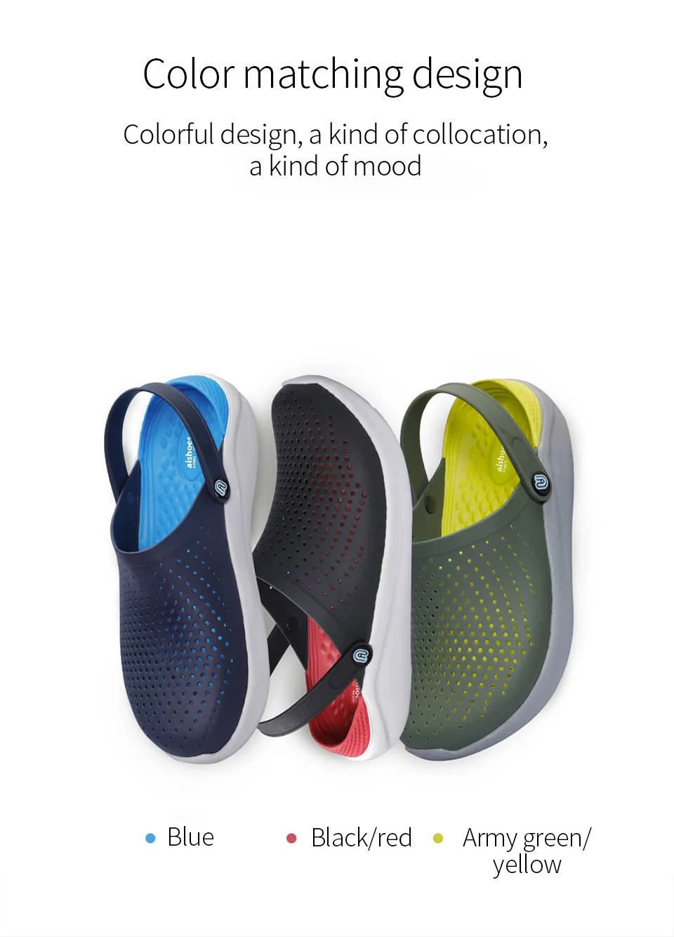 Xiaomi Youpin Aishoes летняя пляжная обувь Cave дышащая и гидрофобная мягкая и удобная обувь два способа ношения