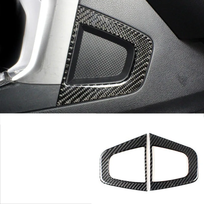 

lsrtw2017 carbon fiber car center control side panel trims for subaru forester 2013 2014 2015 2016 2017 2018