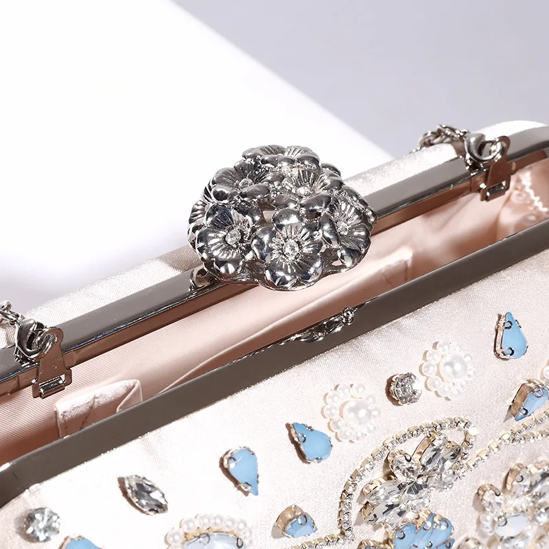 2018 Новый Жемчуг Rhinestone Diamonds Банкетный вечерняя сумочка BS010 Для женщин сумки