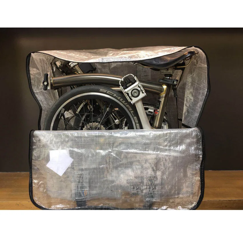16' Сумка переноска для велосипедов Brompton складной велосипед переноска чехол для хранения прозрачный мешок для пыли