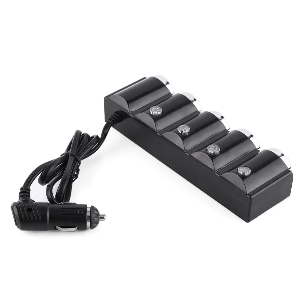 Автомобильный Стайлинг DC 12V/24V USB 4 Way розетка для автомобильного прикуривателя