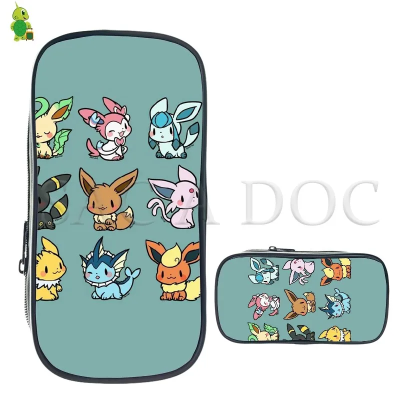 5 Pokemon Pikachu Eevee косметический чехол для детей, большой размер, для карандашей, коробка для мальчиков, Детские канцелярские принадлежности, сумки для хранения, школьные принадлежности, сумка для макияжа - Цвет: 5