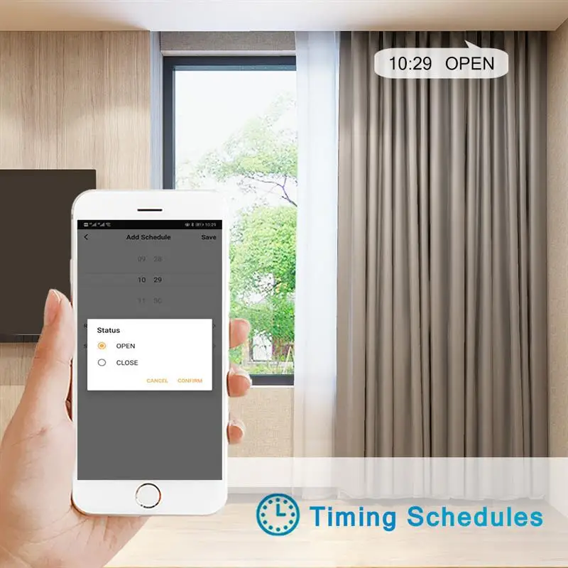 Tuya Smart App Wi Fi занавес затвора мотор двери умный переключатель обновление