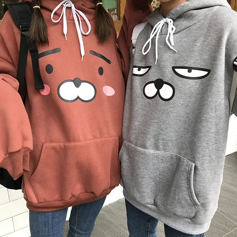 Женский осенний и зимний свободный милый бархатный плотный пуловер с длинными