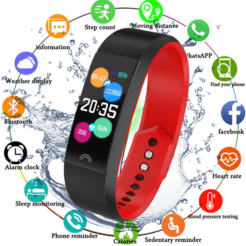 2019 Новое поступление модные мужские смарт часы пульсометр кровяное давление