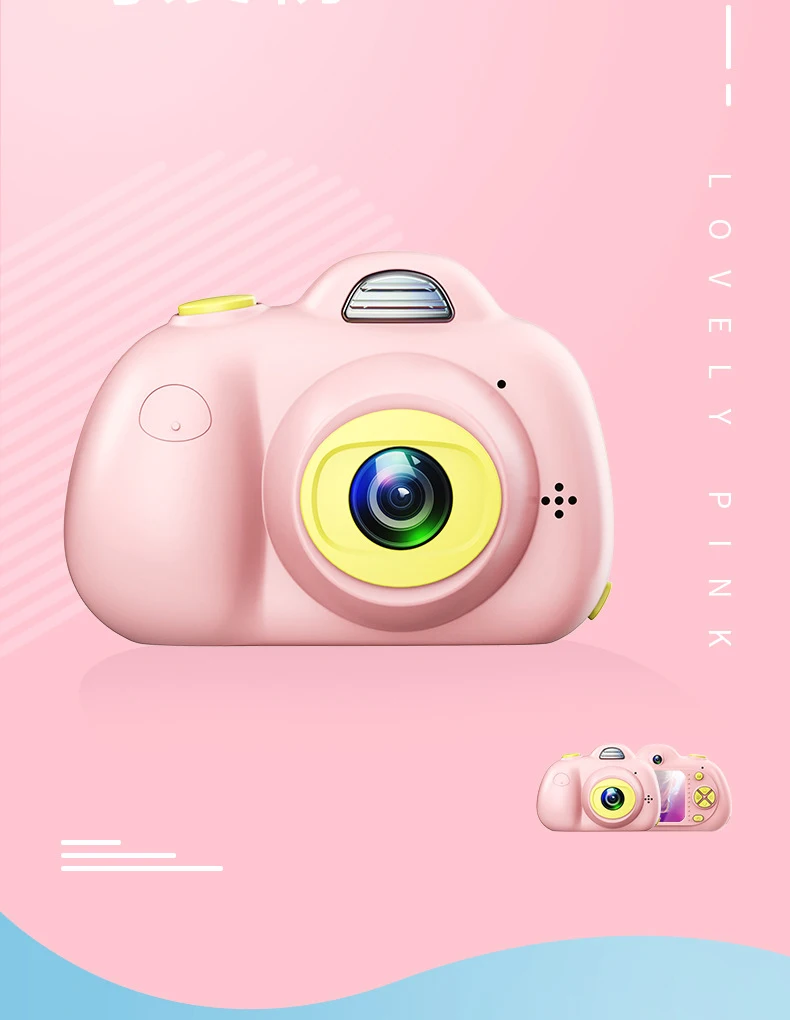 Игрушки для малышей 8MP hd камера обучающая мини цифровая фотокамера для малышей полноцветная мини LSR видеокамера видеомагнитофон поддержка TF