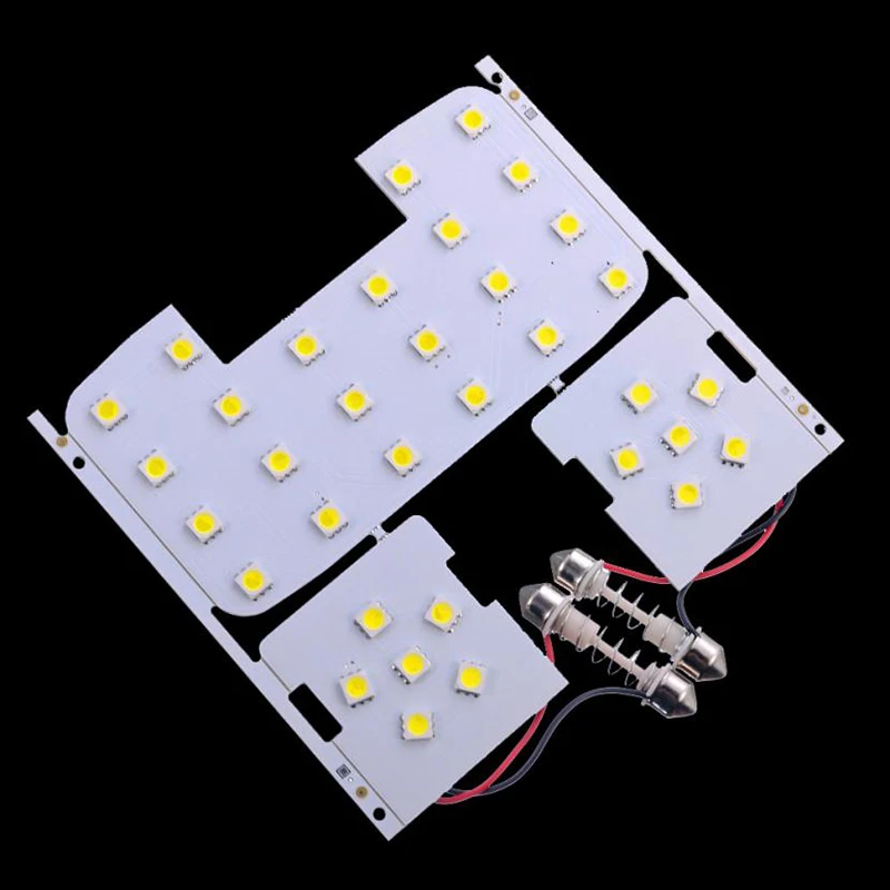 3 предмета в комплекте Автомобильный светодиодный лампочка лампа для чтения