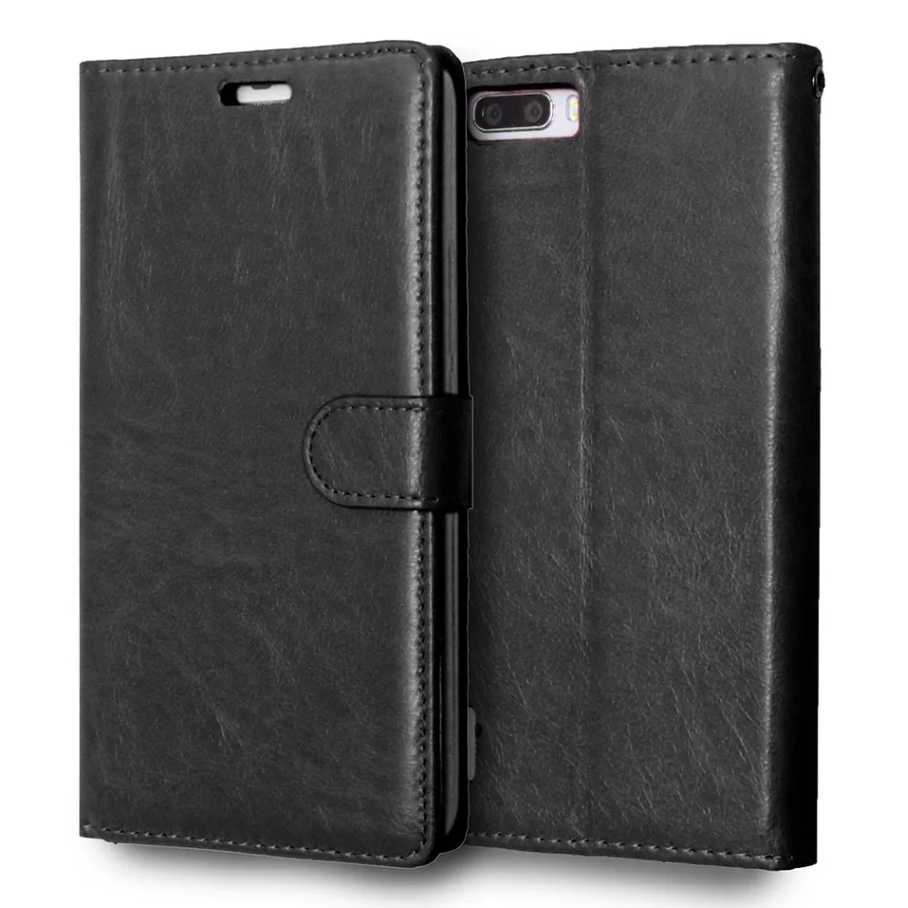 Роскошные моды сплошной цвет бумажник флип кожаный чехол для huawei honor 6 plus phone coques