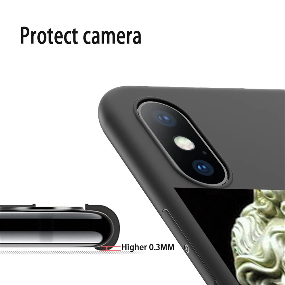 Чехол для телефона Lovebay для iPhone 11, 6, 6 s, 7, 8 Plus, X, XR, 11Pro, XS Max, 5, 5S, SE, абстрактное искусство, статуя, мягкий ТПУ для iPhone X, XS, чехол для телефона