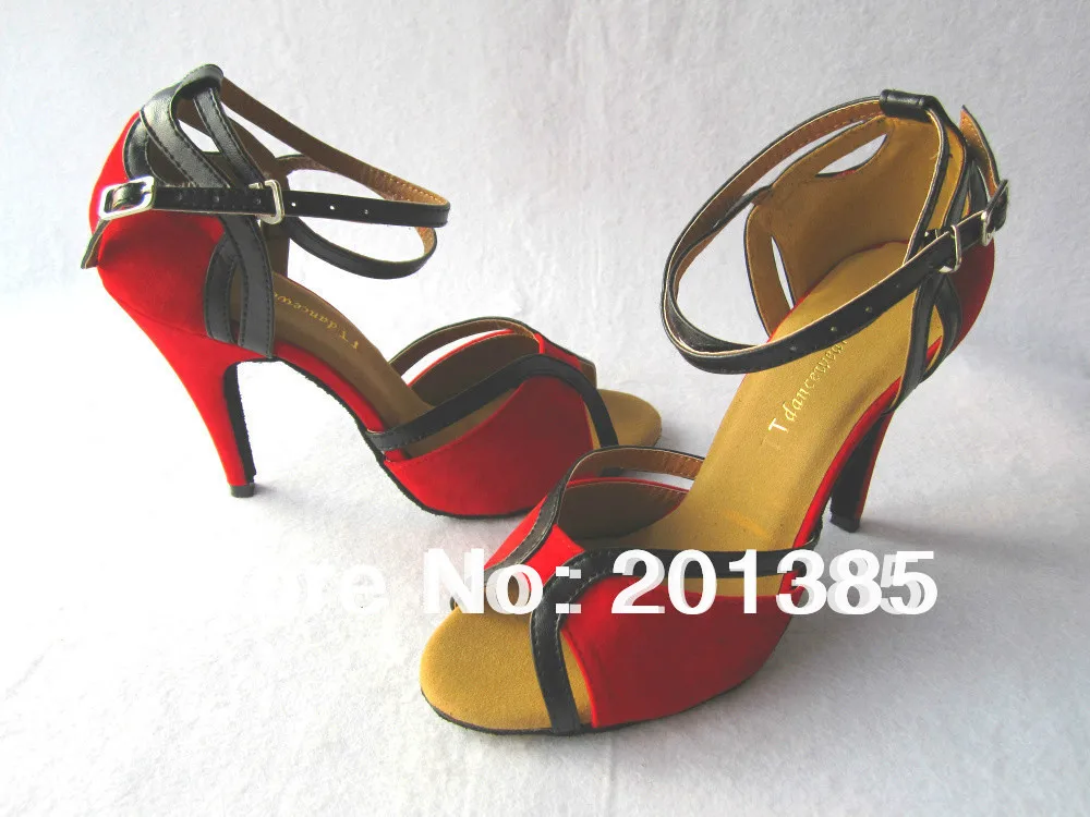 Wholesale Sexy Ladies Red Velvet LATIN Shoes Ballroom Dance Salsa Tango Size 4 4.5 5 5.5 6 6.5 7 7.5 8 8.5 9 9.5 10 | Спорт и