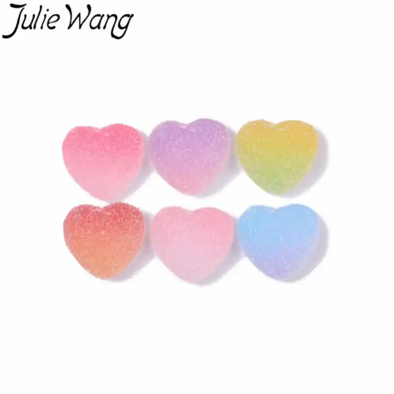 Julie Wang 20 шт. полимерные мягкие конфетные Подвески слизь желейные конфеты еда