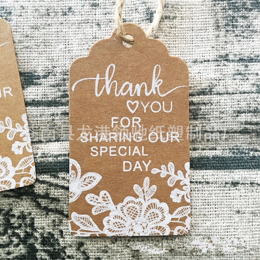 25 шт./лот спасибо за то что поделились своими любимыми дневниками бирки из крафт