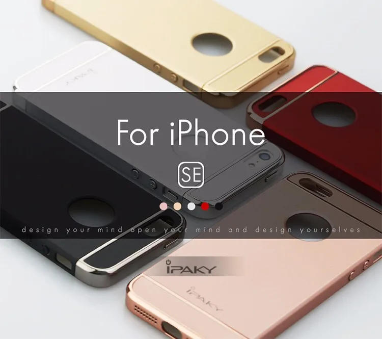 IPAKY противоударный чехол для телефона PC+ Пластик чехол на iphone афон 5S/5/SE/6s/6/6 S plus /6s Plus/6 s plus/6s плюс защитный бампер