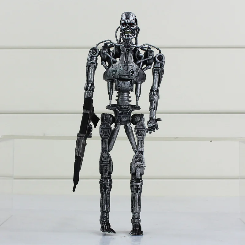 2 Styles The Terminator 18cm ENDOSKELETON Action Figure Robot Toys Collective With Box |