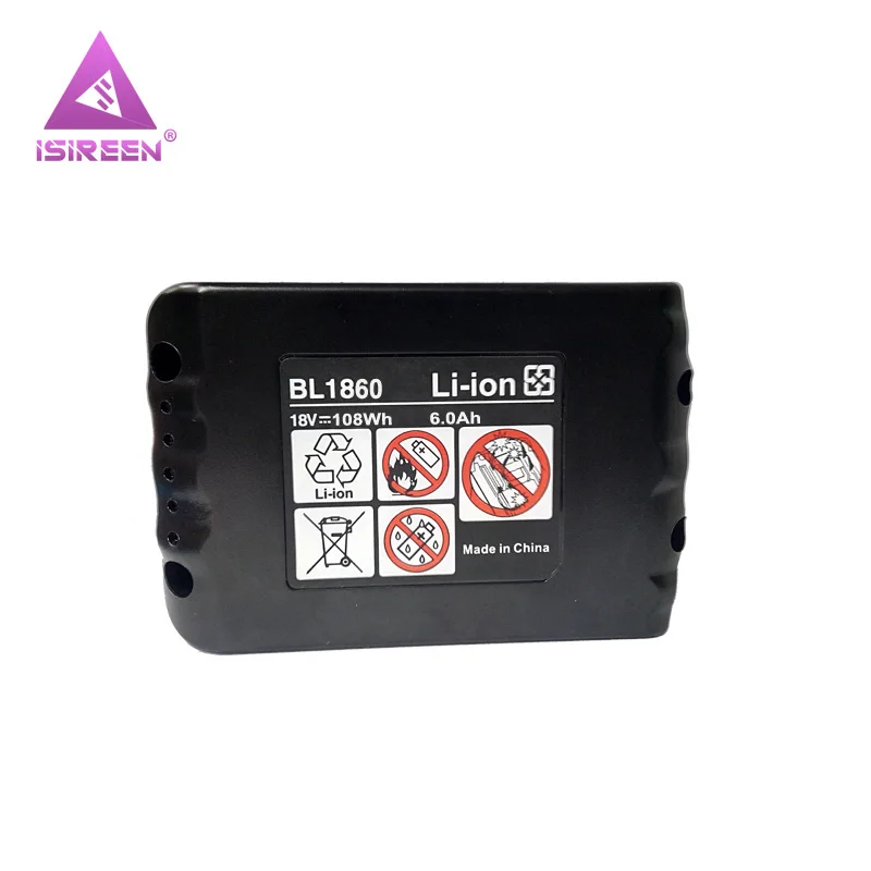 6000 mAh BL1860 литий ионный Батарея пакетов Замена для Makita 18 V BL1830 BL1850 Мощность