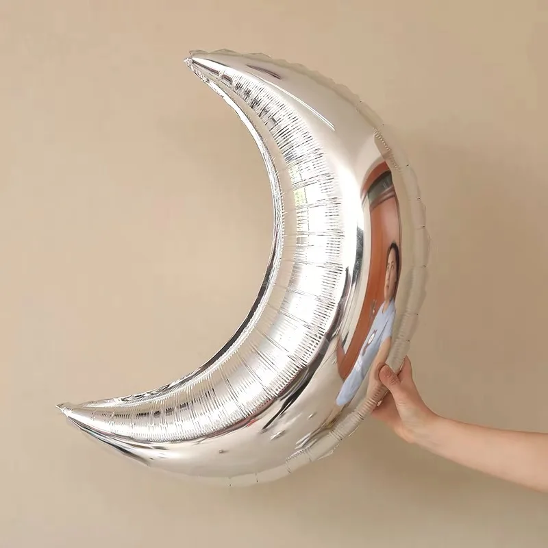 moon Космическая серия фольгированные воздушные шары с днем рождения вечерние украшения Планета Земля Исследуйте защиту окружающей среды тема Луна стат - Цвет: moon