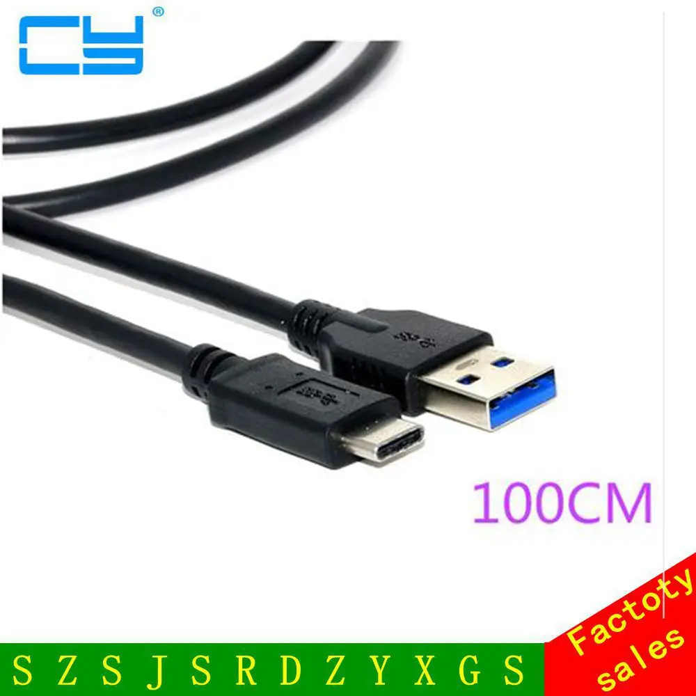 

USB 3.0 3.1 Type C USB*C Male Connector to Standard usb 3.0 Type A Male Data Cable 1m 3ft 100cm for Nokia N1 Tablet Mobile Phone