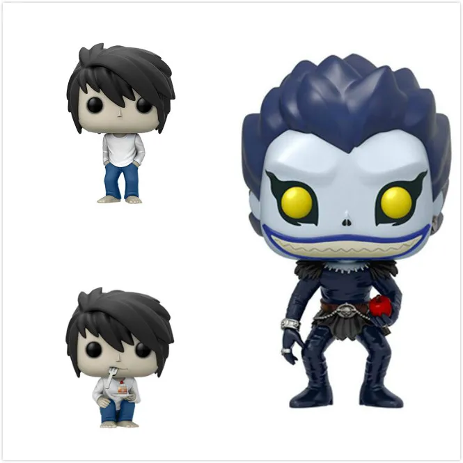 Funko POP аниме сноска смерти L и RYUK (с тортом) Модель Коллекция игрушек экшн-фигурка