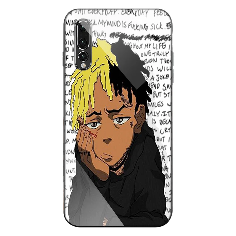 High quality tempered glass celulares Case for Huawei MATE20 lite pro nova 4 3 huawei p30 p20 p10 smartphone XXX logo cover |