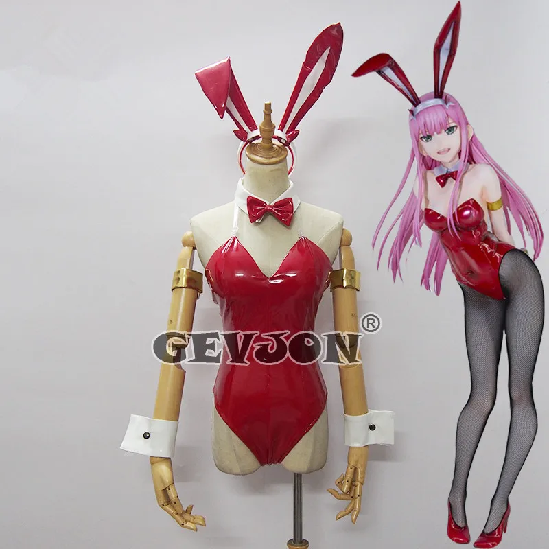 Аниме Дарлинг в франссе Косплей Zero two bunny girl Косплей Костюм 02 фигурки сексуальный костюм набор на заказ