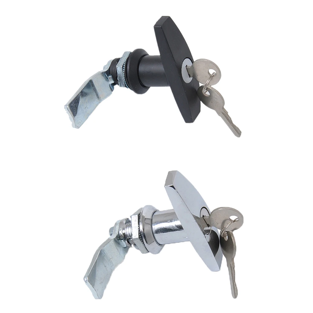 2 набора поворотный Т образный замок с ключами замена для прицепа фургона ящика
