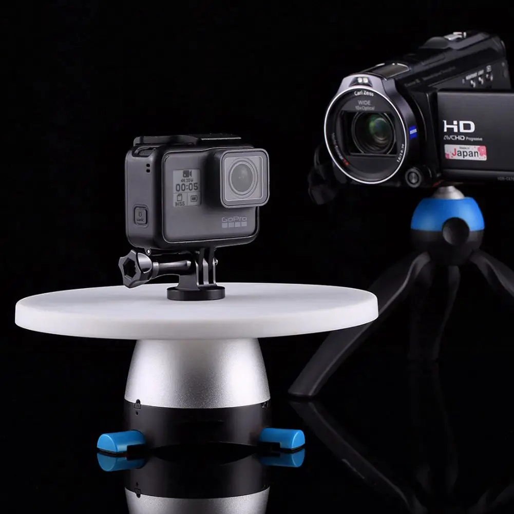 CLCU PULUZ 1/4 Screw interface Round Tray Compatible with Electronic 360 Degree Rotation Panoramic Tripod Head | Электроника