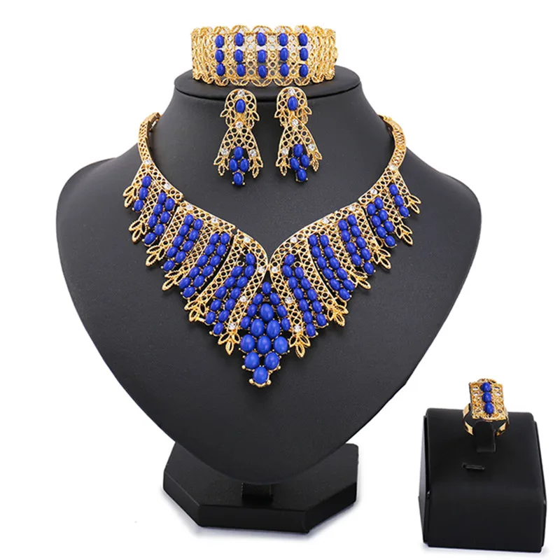 Бесплатная доставка свадебный подарок нигерийские Свадебные африканские бусы