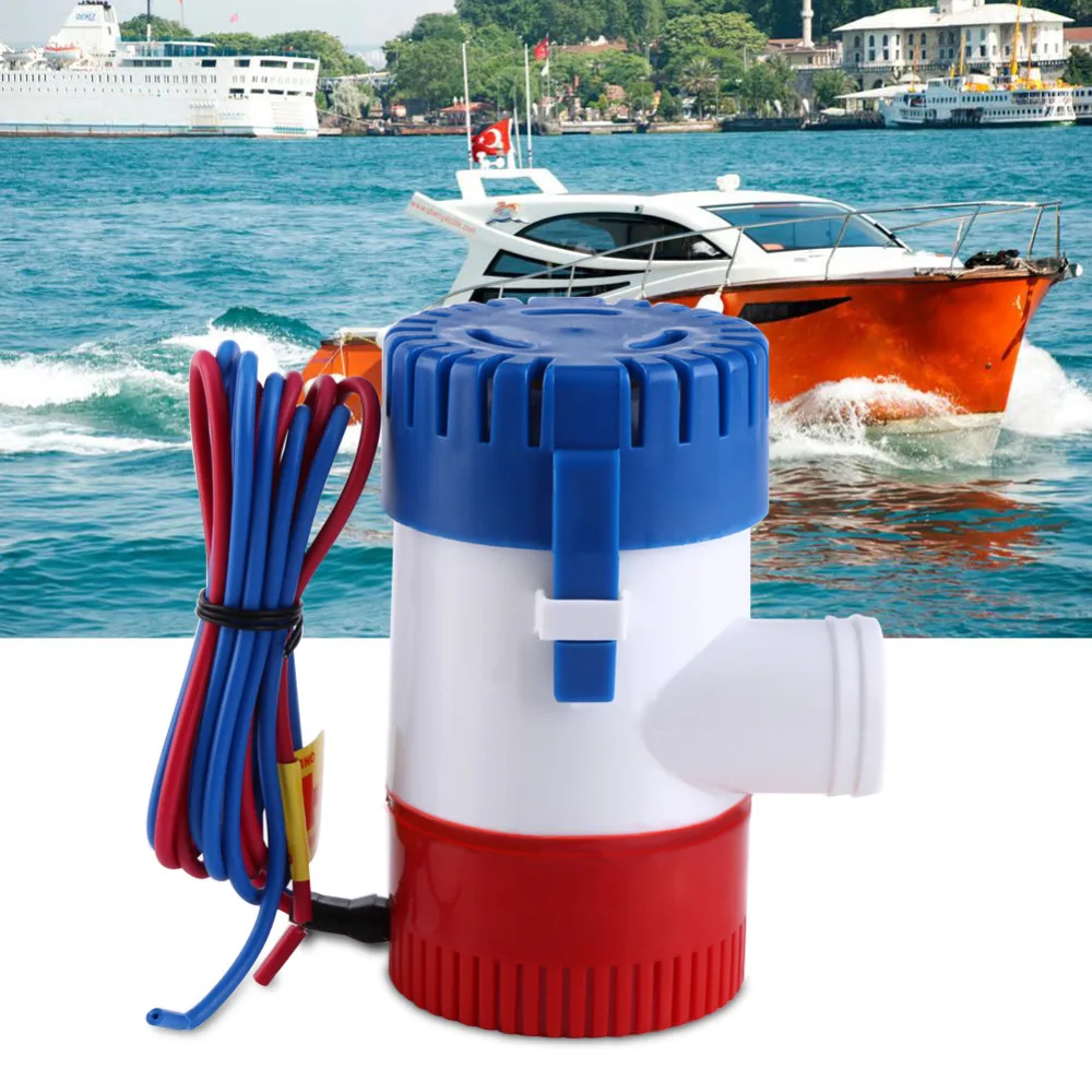 12V 3A 1100 GPH Электрический морской водяной Трюмный насос погружной для яхты лодки quario погружной гидросамолет моторный дом хаусбот