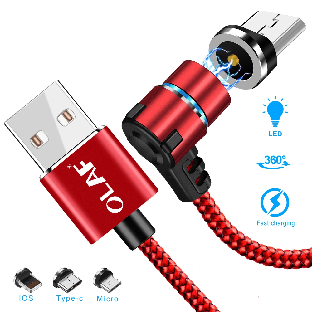 Магнитный зарядный usb-кабель Олаф для iPhone, Micro USB type C, мобильный телефон, 90 градусов, L форма, быстрая зарядка, магнитные зарядные кабели
