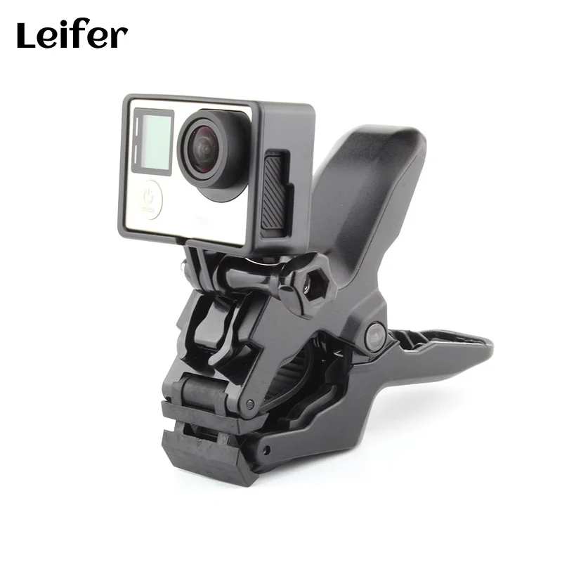 Портативный Челюсти Flex зажим для GoPro Hero 5 4 сеанса 3 SJCAM SJ4000 SJ5000 M10 Xiaomi Yi К Камера