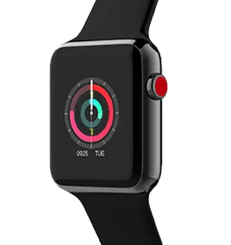 black Золотые 42 мм BT умные часы серии 4 умные часы для Apple iOS iPhone Android наручные часы Спортивные Bluetooth Браслет фитнес-трекер - Цвет: black
