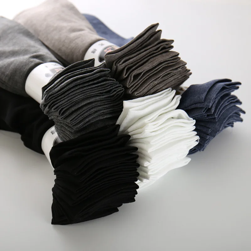 Большие продажи хлопковые мужские носки стильные модные тапочки Летние удобные