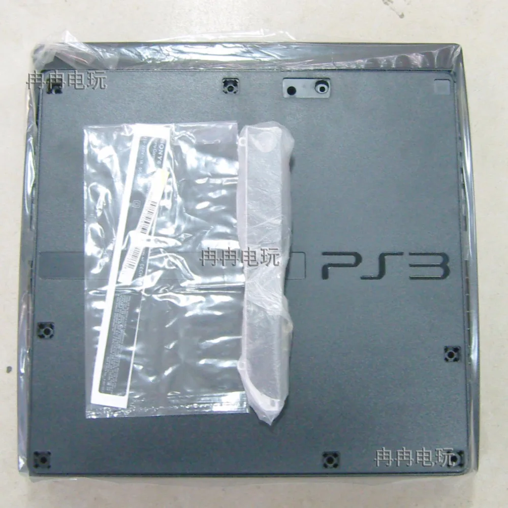 Черный белый чехол для ps3 тонкий с полным покрытием корпуса консоли slim логотипом
