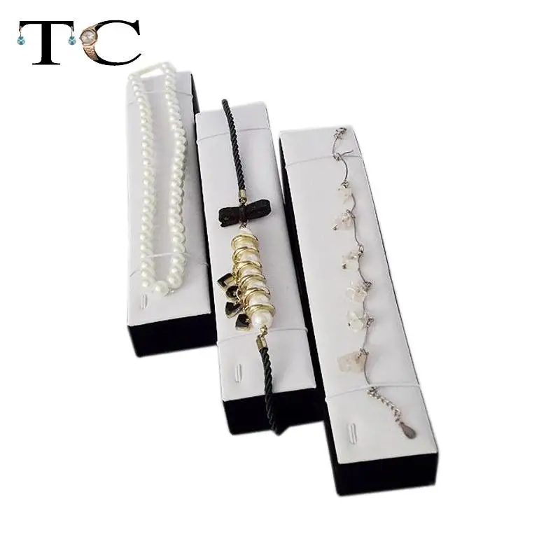 Дисплей ювелирных изделий 3 шт./лот ожерелье держатель рок Кулон Стенд стек белый