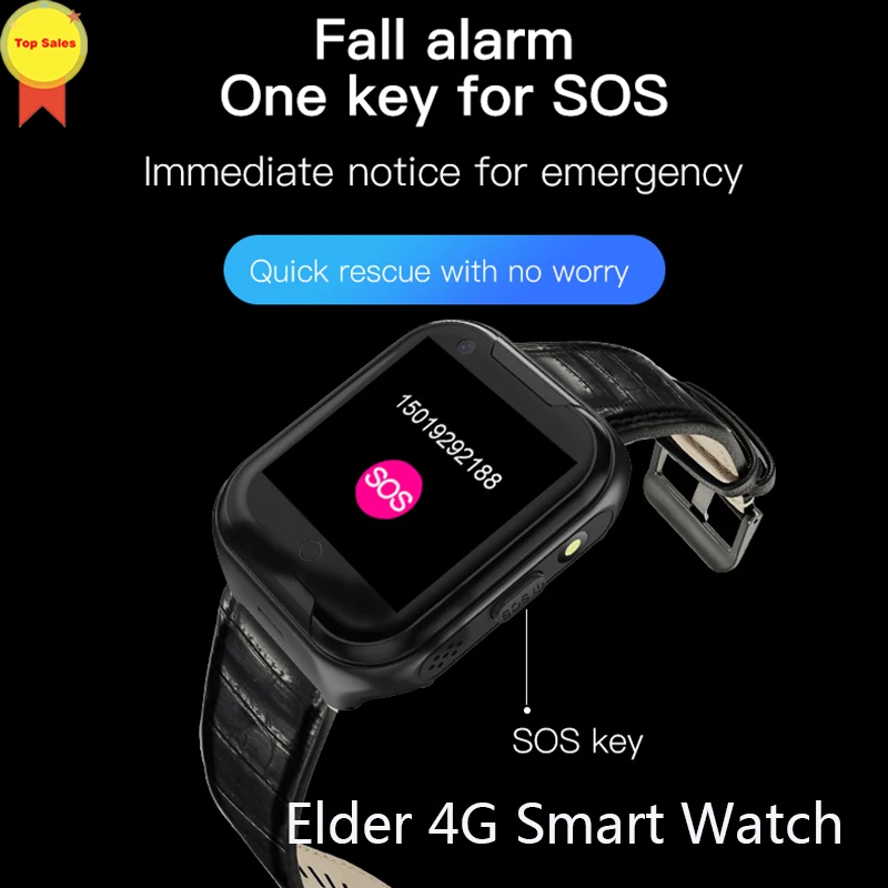 Новый продукт умные часы с сенсорным экраном HD Детские GPS трекер SOS для пожилых