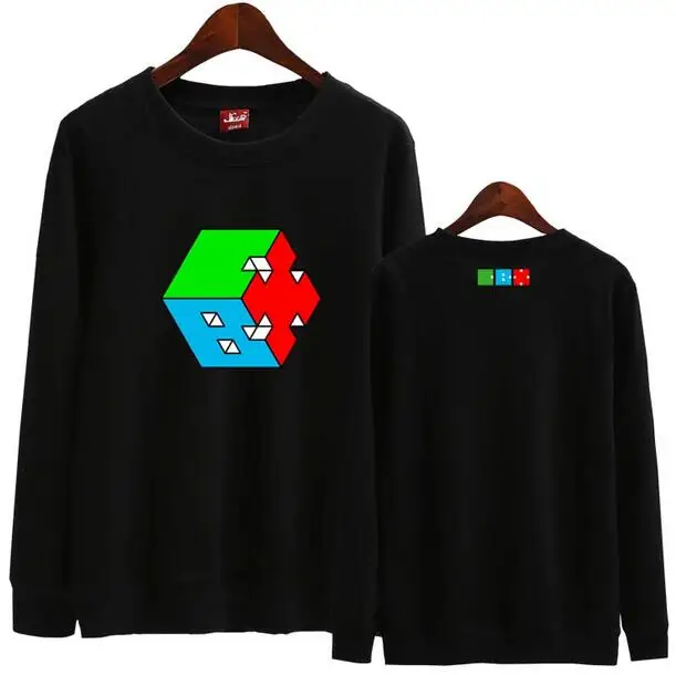 Exo cbx hey mama тонкая толстовка с круглым вырезом и логотипом альбома kpop Новое
