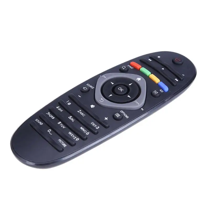 1pc universal television remote control replacement tv dvd remote control unit black for philips tvdvdaux free global shipping