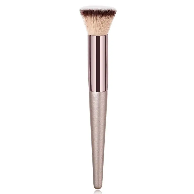 Flat brush 1 шт., кисти для макияжа, пудра, основа, румяна, Кисть для макияжа, профессиональный макияж, 10 видов стилей, один косметический инструмент - Handle Color: Flat brush
