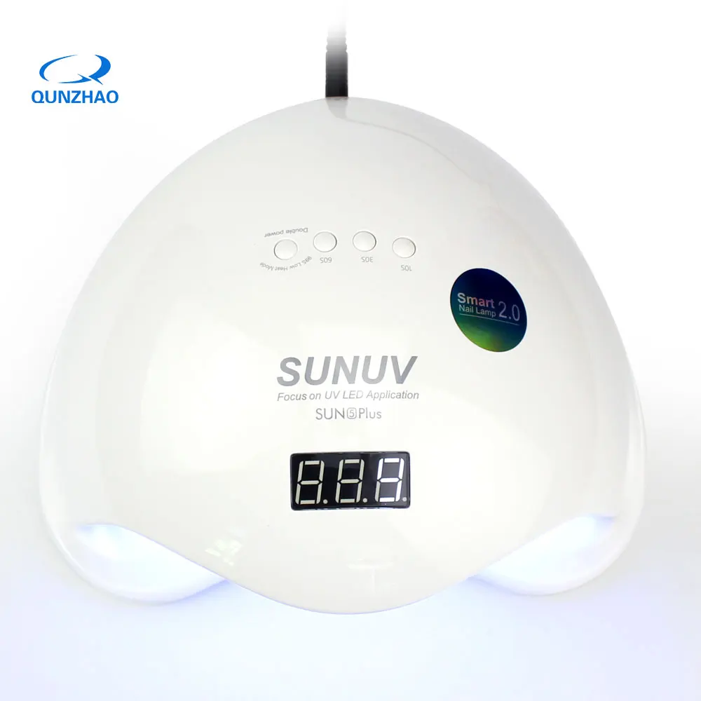 SUNUV Sun5 Plus UV светодиодный 48 Вт аппарат для маникюра сушилка для светоотверждения Гель-лак светотерапия ультрафиолетовая лампа Гвозди оборудование