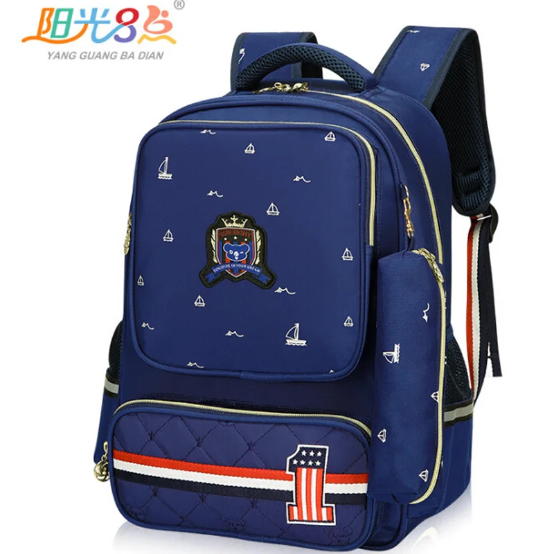 2018 новые детские школьные ранцы для мальчиков Водонепроницаемый модный школьный
